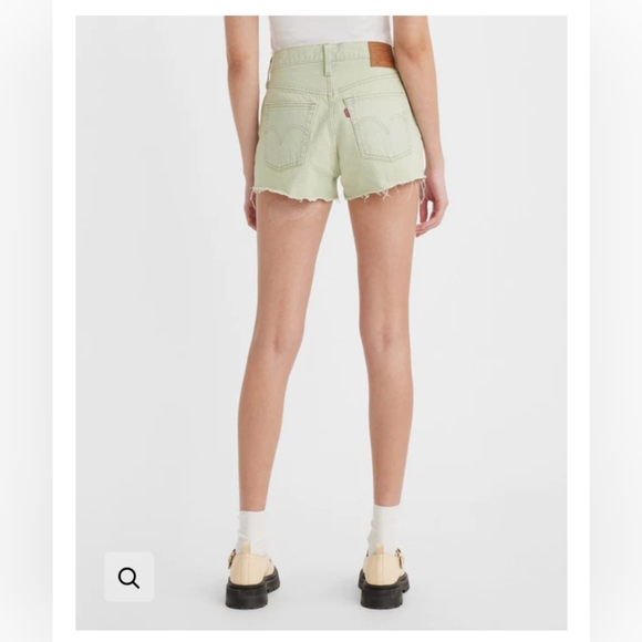 NWT Levi's 501 Original Shorts in My Muse Faded Green (SIZE 28 + 29) - Picture 6 of 16